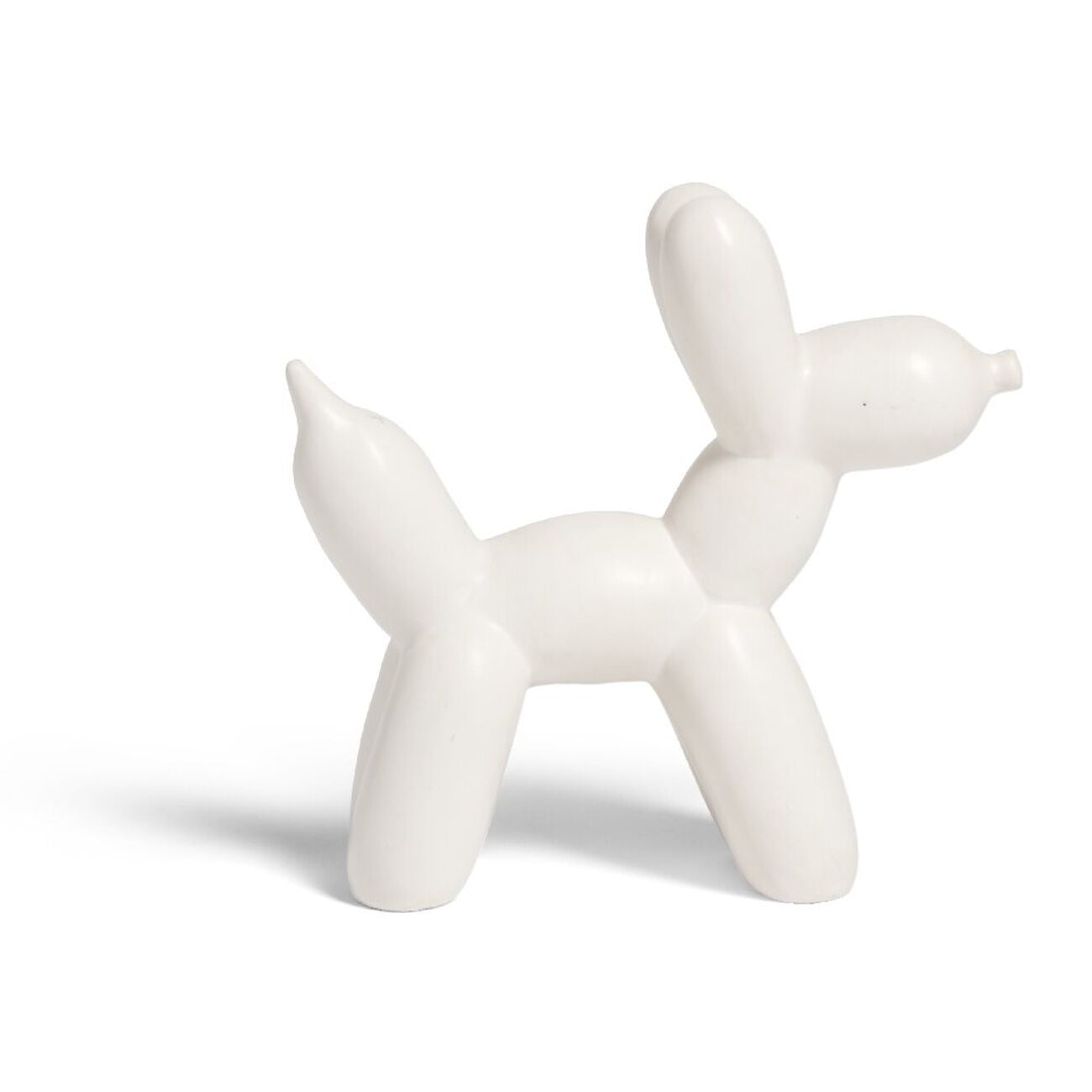 Chien céramique à poser forme ballon sculpté