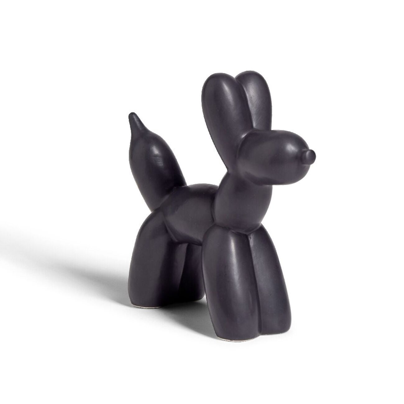 Chien céramique à poser forme ballon sculpté